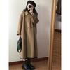 Hepburn Style Retro Woolen Coat for Women - Petite Korean Mid-Length, 2025 Autumn/Winter Collection