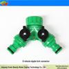 Eco-friendly 6-point Tee Valve Irrigation Connector for Water Pipes