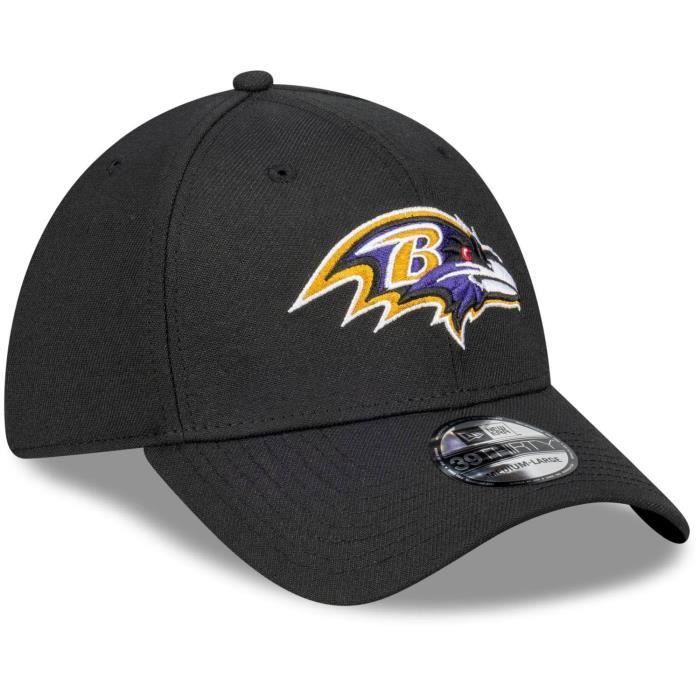 Casquette 39THIRTY - New Era - NFL - Noir - Baltimore Ravens - Stretch Fit