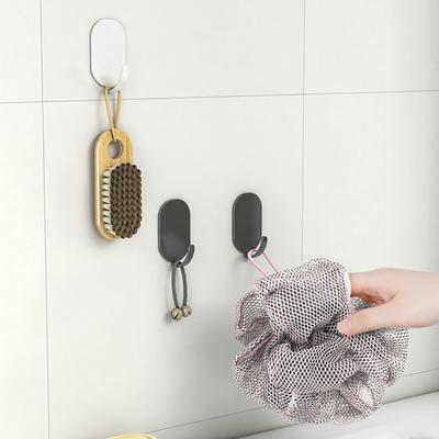 Yousheng 5 шт. Настенные крючки Самоклеящиеся водонепроницаемые крючки Прочные крючки с высокой несущей способностью, устойчивые к ржавчине для ванной комнаты кухни