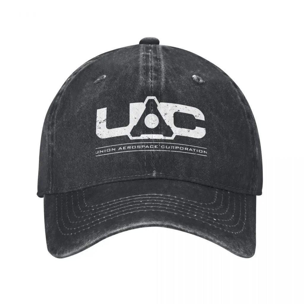 aDoomed UAC Washed Baseball Cap Video Game Fashion Trucker Hat Summer Men Adult Hunting Camping Designer Baseball Caps