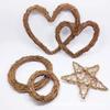 Handmade Rattan Circle Floral Art Wreath: Tufeng Vine & Natural Material Christmas Decoration