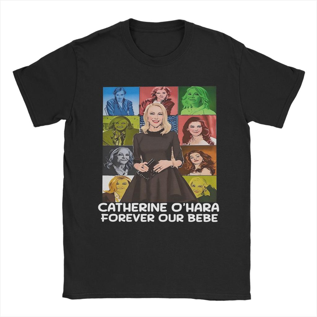Catherine OHara TShirt for Unisex Humor Pure Cotton Tee Shirt Crewneck Short Sleeve T Shirt Birthday Gift Tops