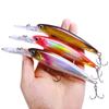 HENGJIA 1pc 17cm 30g Diving Minnow Bait Boat Hard Lures Plastic Wobbler Fishing Tackle