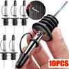 Stainless Steel Wine Pourer Olive Oil Stopper Cap Dispenser Spout Sauce Vinegar Auto Open Pourer Nozzle Wine Liquor Bottle Plug 7