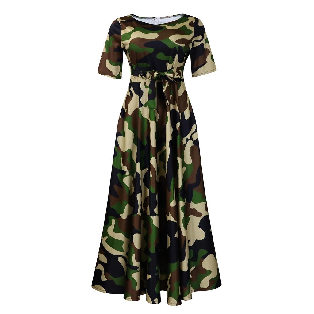 Новое женское платье из африканского кружева 2024 года: Короткие рукава, свободный крой, большие размеры, элегантная мода