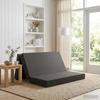 Folding Sofa Bed 120 x 67 x 45 cm Dark Grey