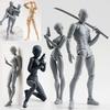 15cm Figures Jointed Doll Model Male Female Painting Drawing Sketch Mannequin Wooden Manikin