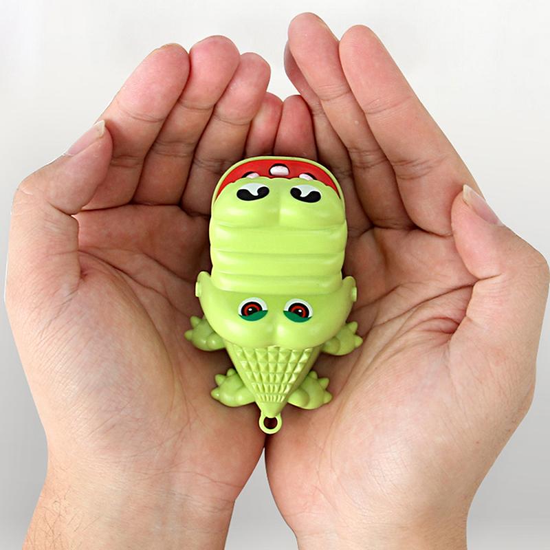 Мини-крокодил Biter с брелоком Маленький подарочный крокодил Biter игрушка Tricky Crocodile