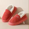 Новые хлопковые тапочки для женщин, осень и зима, для пары, для дома, толстое дно, теплая и нескользящая сумка, с шерстяным хлопком