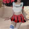 Sexy Lingerie Football Baby Show Top Skirt Suit Cheerleading Nightclub Bar