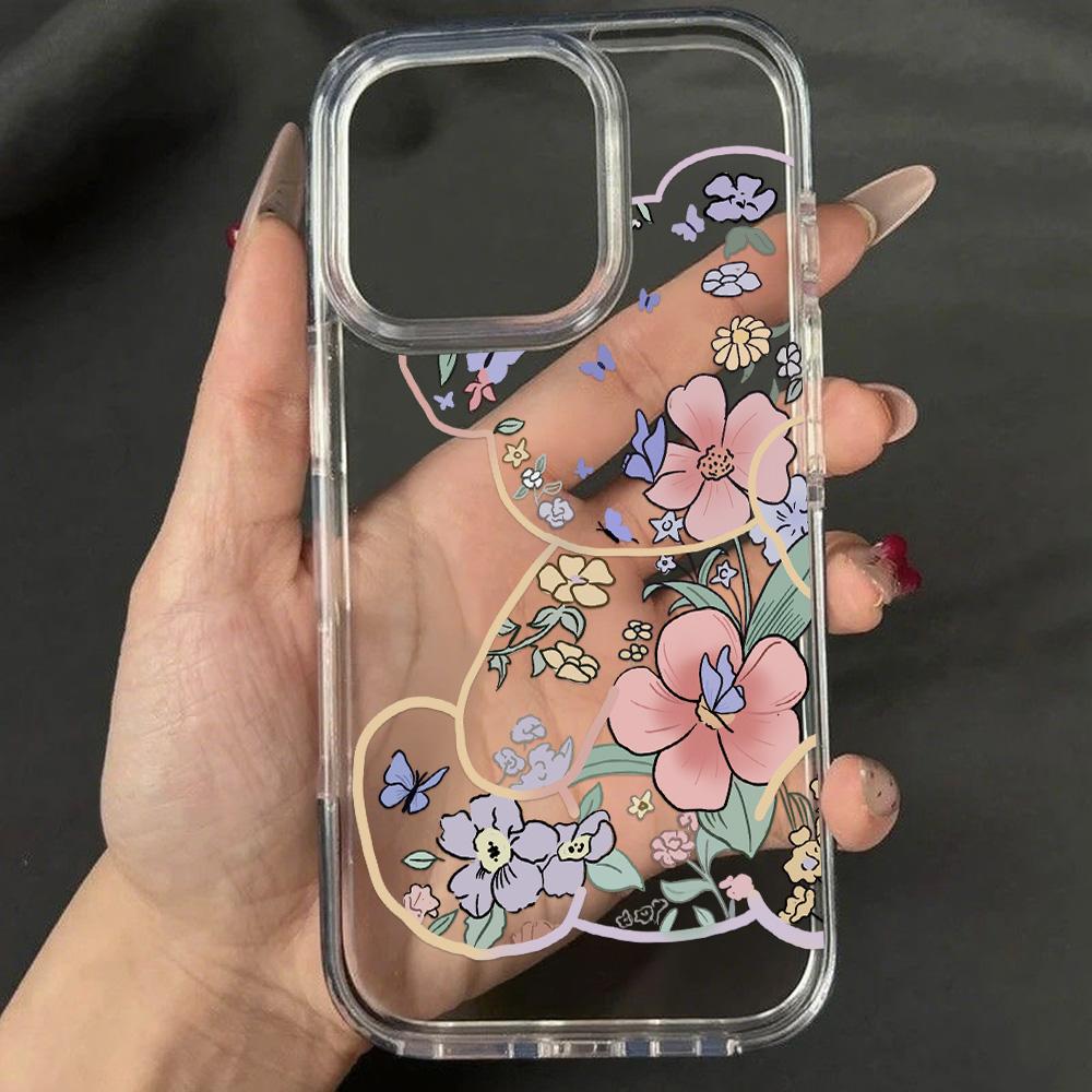 Акриловый чехол для телефона для iPhone 11 12 13 14 Pro 12 14 16 Pro Max для Samsung A16 A36 A56 S24 FE Высококачественный расписной противоударный чехол для мобильного телефона