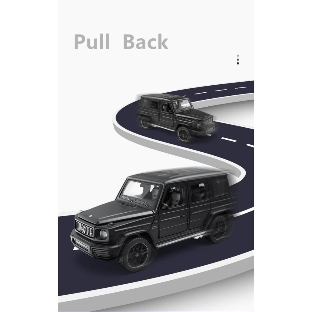 1/32 Benzs G63 SUV Alloy Car Model Diecast Metal Toy Off-road Vehicles Car Model Simulation Sound and Light Collection Kids Gift