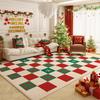 Christmas Area Rugs for Living Room Bedroom Dining Room Decoration Indoor Non Slip Washable Entryway Floor Mats Home Deco