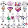 925 Sterling Silver Love You Boys And Girls Beads Pendant Charms Fit Original Necklace Bracelet Jewelry Making Gift 