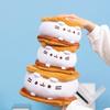 15/22cm Creative Sandwich Biscuit Fat Cat Throw Pillow Stuffed Toy Funny Cat Doll Stuffed Animal for Children's Birthday Gift