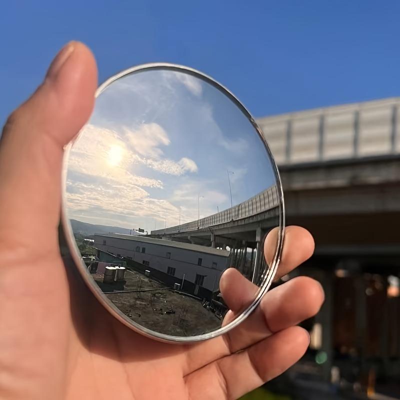 1pc Round Convex Blind Spot Mirror Wide Angle Waterproof Rear View Side Mirror For Car Truck Auto Accessories