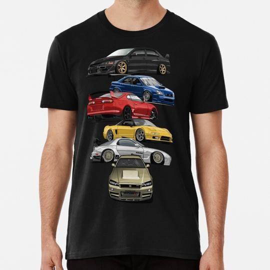 Футболка Jdm Icons от S до 5XL, Сделано в США