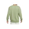 Nike Logo Fitted Crew Neck Long Sleeve Sweatshirt Men Tops Green BV2667-386