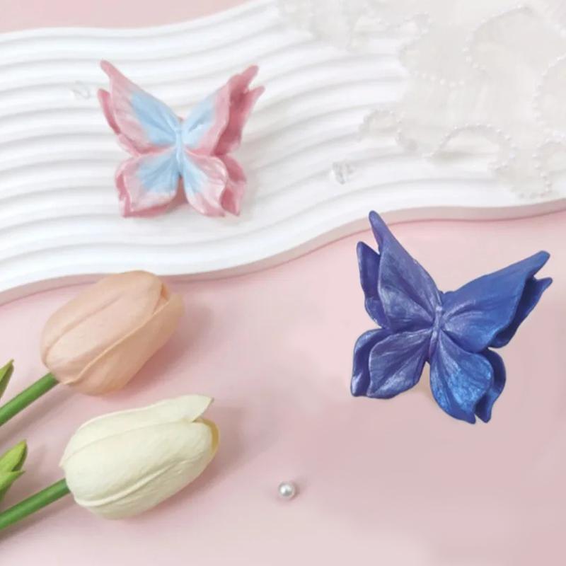 1 шт. Сахарная бабочка, самодельная свеча, мыло, бабочка, цветок, инструменты для изготовления форм, 6 стилей