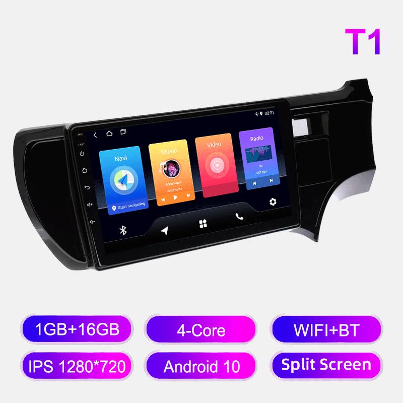Android Car Radio For Toyota Aqua 2011-2014 Multimedia Player Head Unit Stereo GPS Navigation BT WIFI 1+16GB