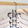Clothing Hanger Multi-Layer 5-in-1 Anti-slip Design Space Saving Closet Organizer for Shirts Dresses Sweaters
