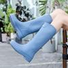 Women Rain Shoes High Barrel Waterproof Outdoor Work Rainboots Fashion Durable Comfortable