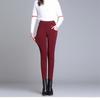 Women Winter Warm Skinny Pants Velvet Thick Trousers High Waist Elastic Long Stretch  Casual Pencil Pants Clothes 4XL 5XL 6XL