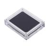 Acrylic Glass Top Gem Box Gemstone Diamond Display Stand Holder Storage Organizer Case