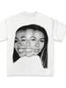 Mariah Scientist T-Shirt Vintage Rap T-Shirt Concert Graphic T-Shirt Casual Digital Print Pure Heavy Cotton T Shirt