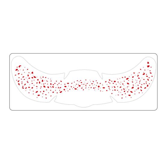 Temporary Tattoo Sticker, Red Freckles Face Tattoo, Waterproof Temporary Freckles Tattoo for Adults Festive Party Makeup