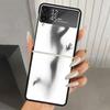 Woman Silhouettes Sexy Lady Girl Hard PC Phone Case For Samsung Galaxy Z Flip 7 6 5 4 3 Black ZFlip7 ZFlip6 Flip5 Flip4 Flip3 5G