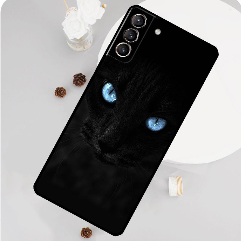 Чехол для телефона с глазом кошки для Samsung Galaxy S26 S25 S24 S20 S21 S22 S23 Ultra S10 Plus S25 FE Funda Cover