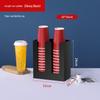 Homeglen Bar Counter Cup and Straw Organizer
