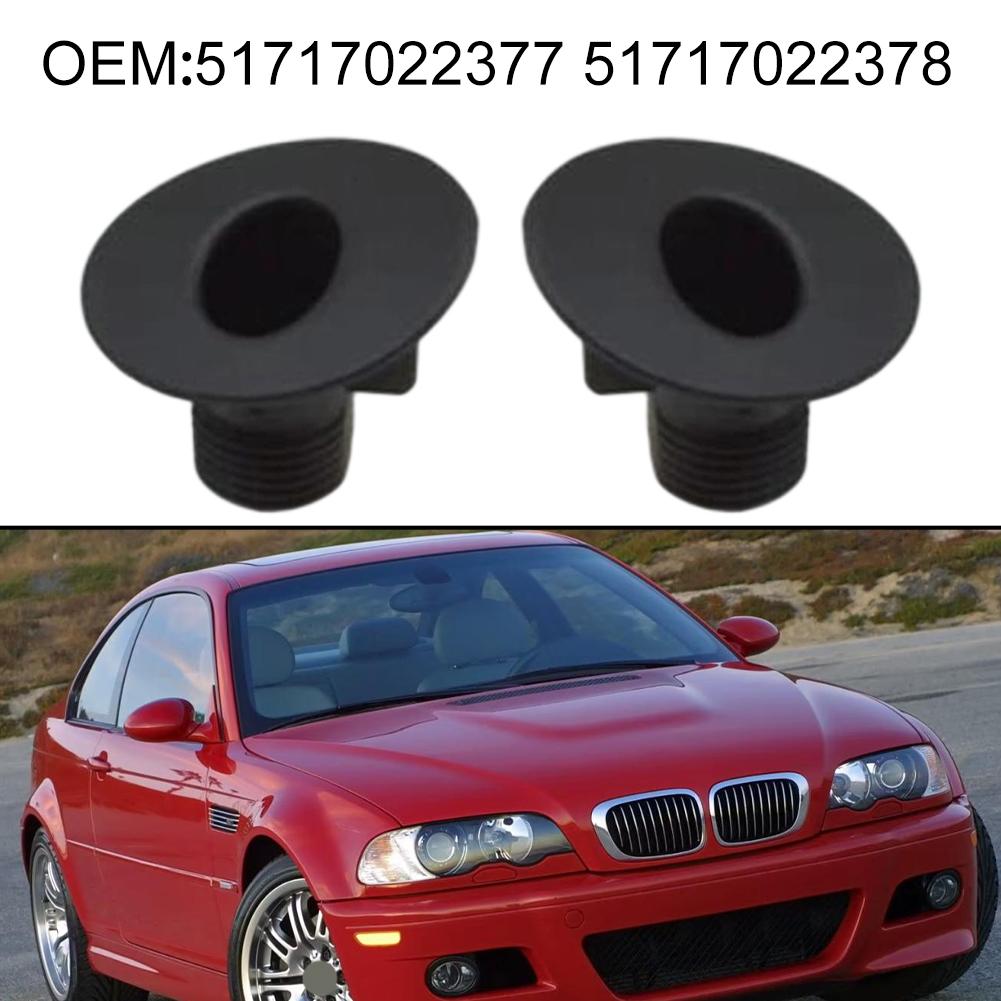 Black Rear Trim Panel Mounting Cover Cap Compatible with For BMW E46 1999-2006 OEM 51717022For 377 51717022For 378Good product