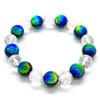 Морская капля светящийся светлячок стекло керама морской кристалл 12 мм браслет светящийся тип бусины стрекоза шар 64-сторонний [008bt-12]