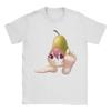 Pearto Creative Kasane Teto Expression T-Shirts Men Funny Pear Cool Cotton Tees Round Neck Short Sleeve T Shirts Printed Tops