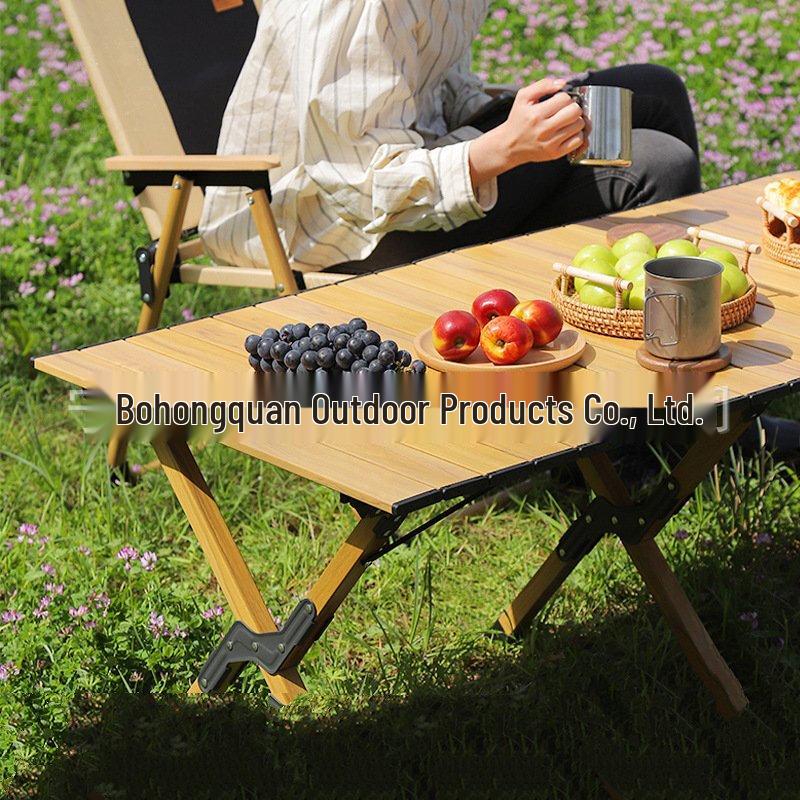 Portable Outdoor Camping Roll-Up Table