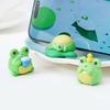 8 Piece Creative Miniature Plastic Frogs Animal Sculpture For Home Office Tabletop Decors Garden Landscape Ornaments