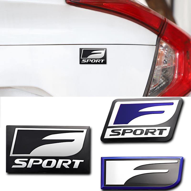 3D Metal Stickers Car Body Trunk Decal For Lexus F SPORT LS LX CT LC RC GX460 Ct200h LBX NX RX 350h 450h ES UX 300e GS GX IS 250