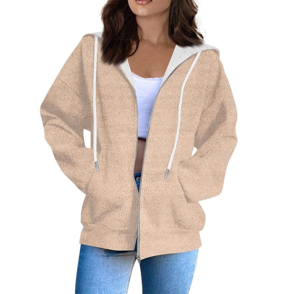 Women's Sweatshirt Sports Flannel Sweatshirt Long Sleeve Top Casual Hoodies Sweatshirt