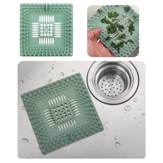 Силиконовая крышка для слива в душе, уловитель волос, протектор для обычных сливов, легко чистится, протектор для слива, подходит для большинства