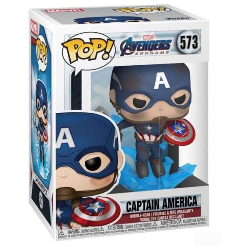 Endgame Funko Vinyl Figure Captain America with Mjolnir ENDGAME 2020 FUNKO Vinyl Figure CAPTAIN AMERICA WITH MJOLNIR Movie Marvel MCU Cap Hammer BD