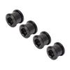 4pcs 6.5mm Mountain Cycling Chainring Bolts Alloy Chainring Bolts Single Disc Chainwheel Screw for M