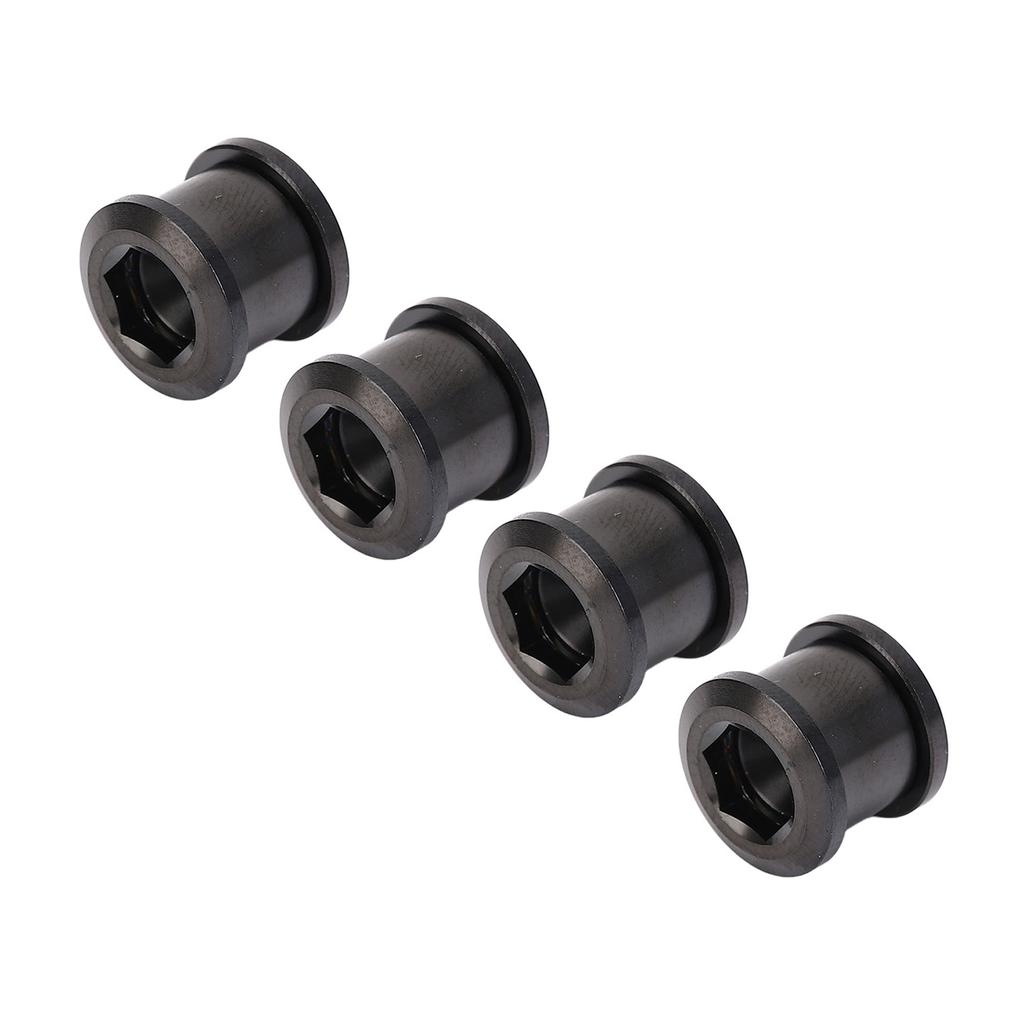 4pcs 6.5mm Mountain Cycling Chainring Bolts Alloy Chainring Bolts Single Disc Chainwheel Screw for M