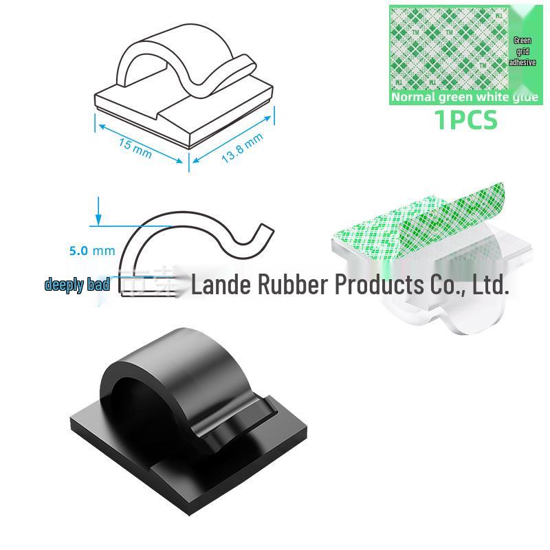 Self-Adhesive Cable Organizer Clip: No-Punch Wall-Mounted Cord Management Solution