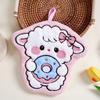 Creative Cute Hanging Hand Towel Kawaii lamb-shaped Handkerchief  Bathroom Kitchen Cleaning