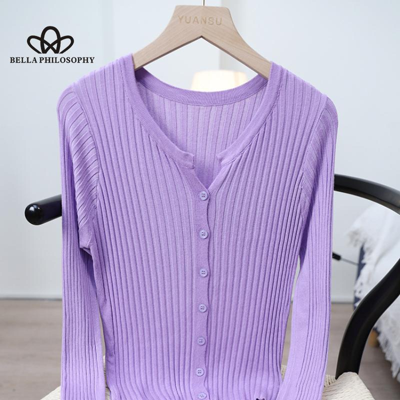 Новый женский вязаный кардиган, тонкий стиль, новая летняя модная универсальная куртка с длинными рукавами, женская модная одежда