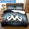 3PCS Mar-seille With Pride Emblem Printed Soft Bedding Set,Including 1pc Duvet Cover And 2pcs Pillowcases Perfect for Bedroom, Dormitory, Fan gift