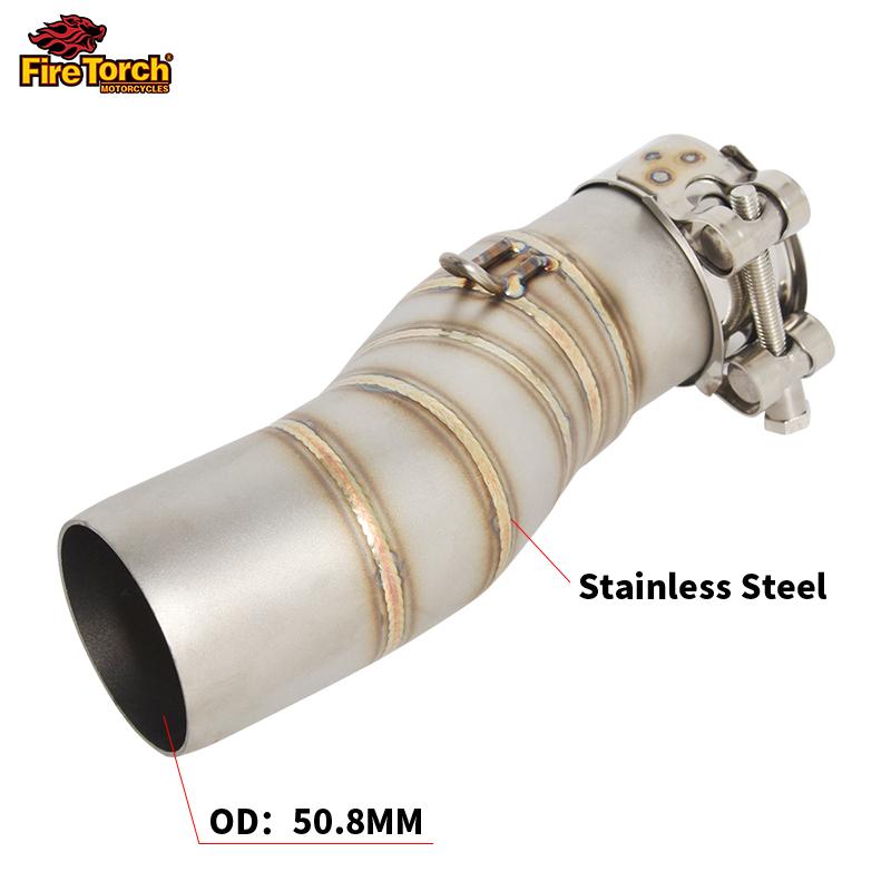 Для CFMOTO 450MT 450 MT IBEX450 IBEX 450 2024 2025 Мотоцикл Выхлопная система Escape Moto Средняя соединительная труба с глушителем DB Killer